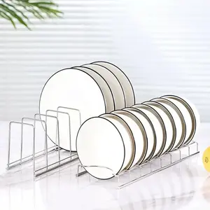 Kitchen Bowl Dish Organizer Stainless Steel