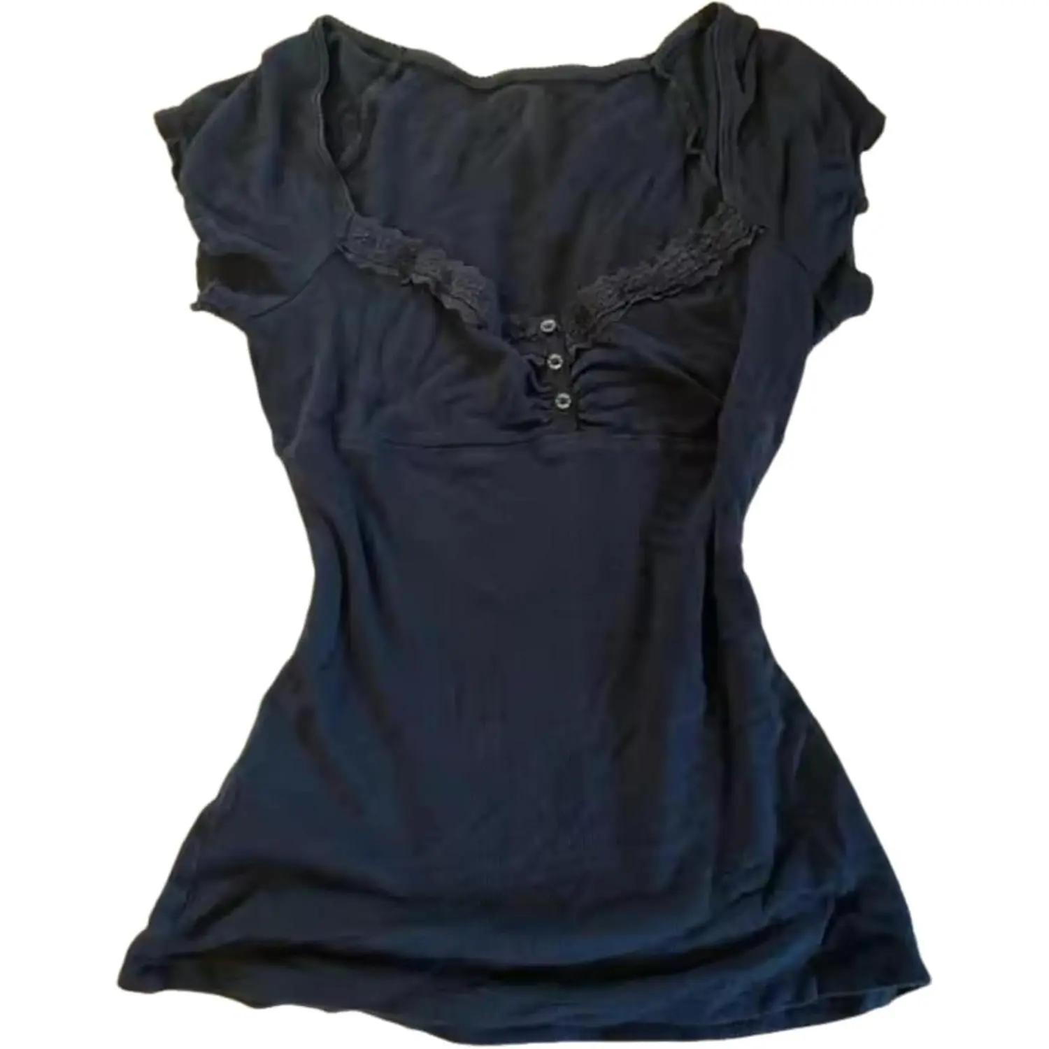 Shirts Y2k Lace Bow Coquette Babydoll Tops Women Vintage Graphic Tee 2000s Summer Crop Tops cold shoulder tank air Long Sleeve Deep Neck Tie zip hoodie leopard print Inspirational Dual-Sided Cotton T-Shirt women's