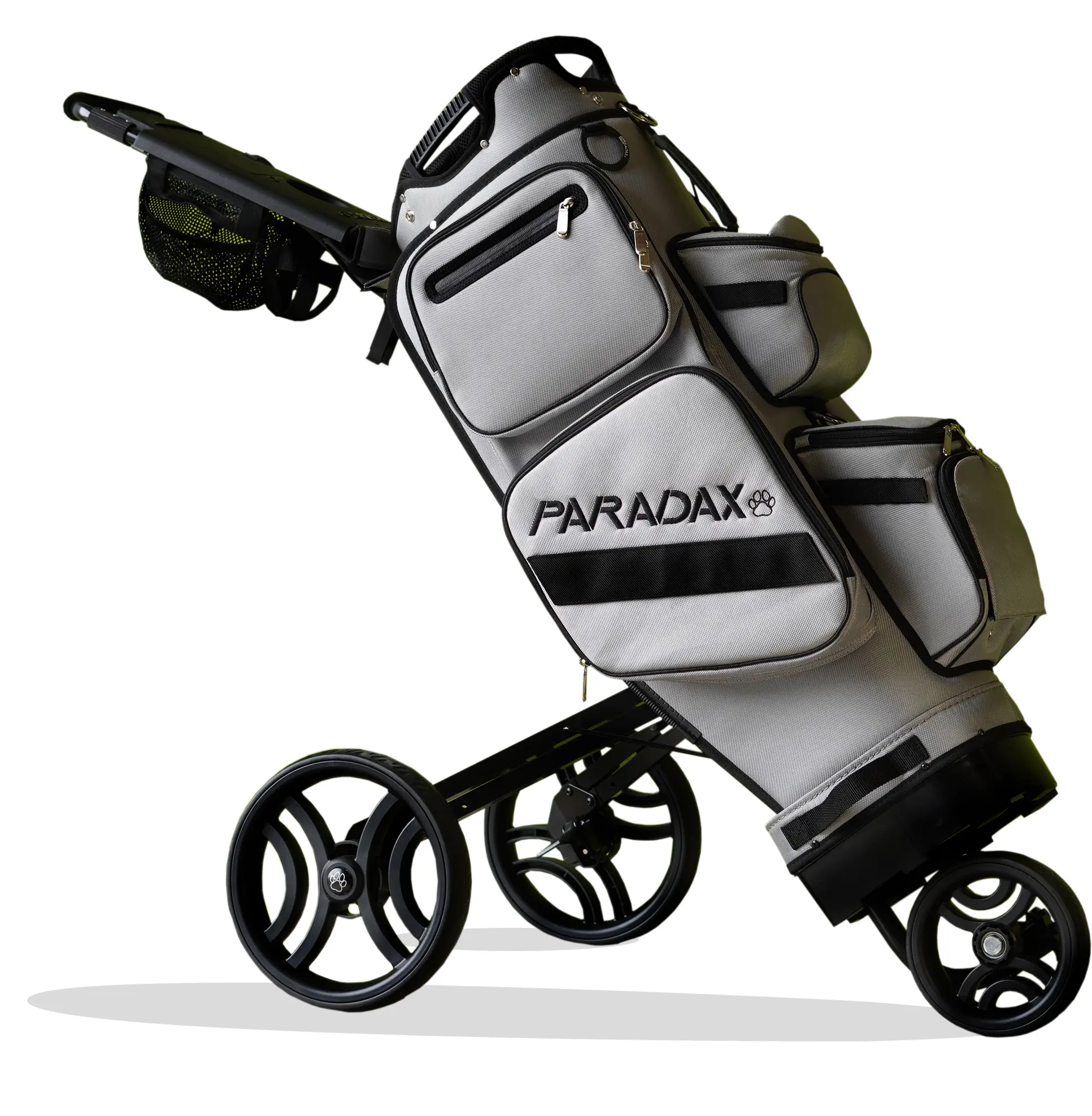 PARADAX All-In-One Golf Bag - Cart, Stand, Rolling - Converts In Seconds