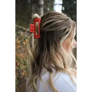Christmas Holiday Hair Claw Clips