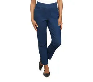 Alfred Dunner Super Stretch Average Length Denim Pants