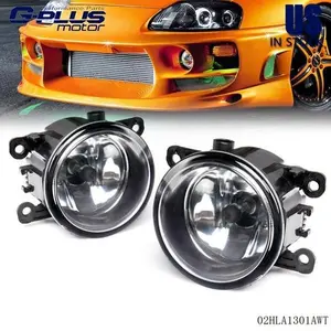 Fit For Acura Honda Ford Nissan Suzuki Right&Left Side Fog Light Lamp + H11 Bulb