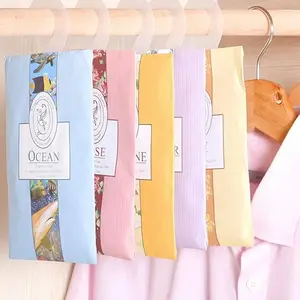 Hanging Closet Scent Bag, Portable Deodorizer for Home, Wardrobe Air Freshener, Apartment Essential, Ideal Back-To-School Item, Aroma Scented Floral