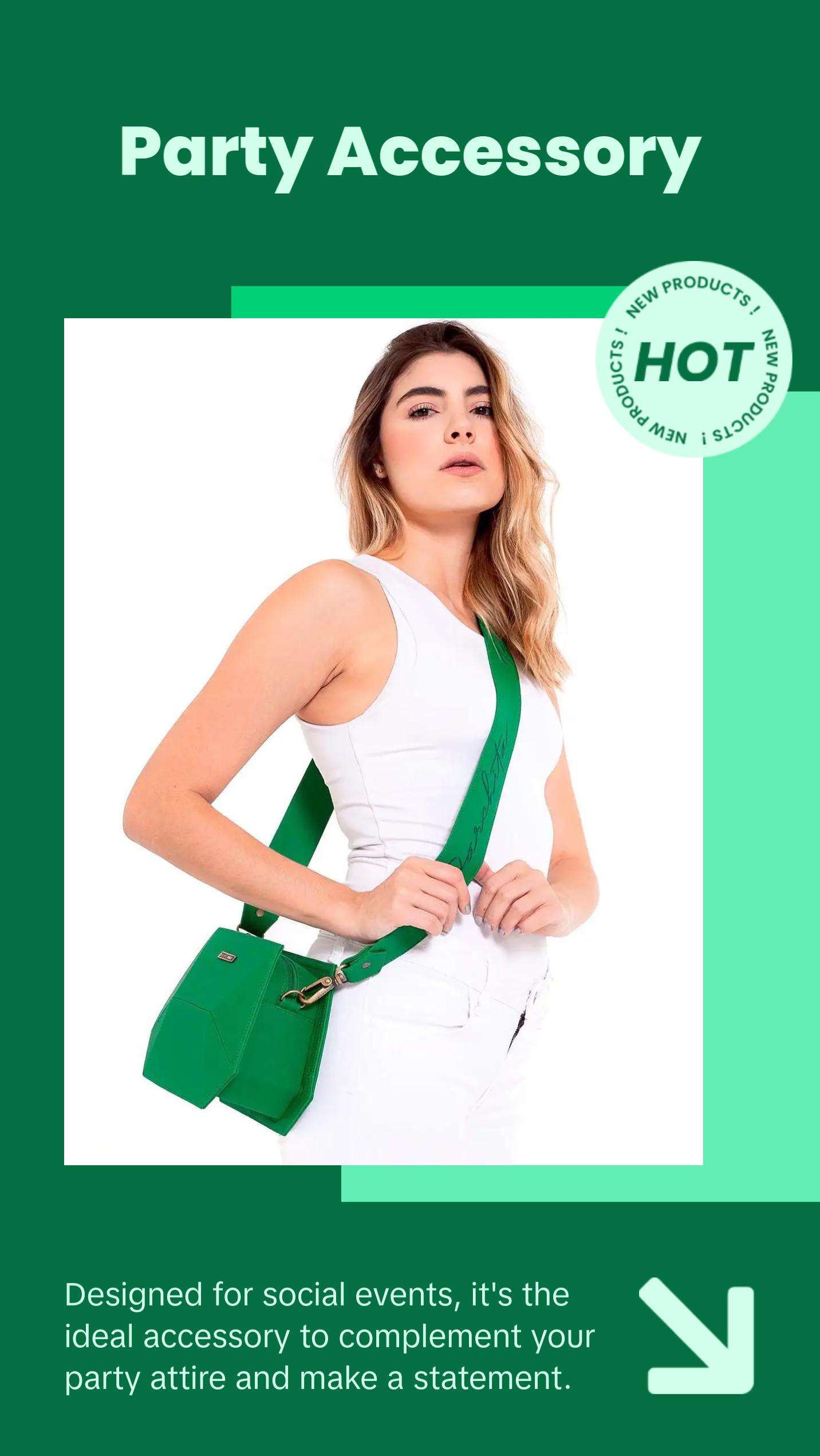 Parchita Simona Green Bag