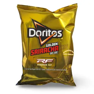 Doritos Golden Sriracha Reduced Fat Tortilla Chips – 1 oz Bags, 16 Count