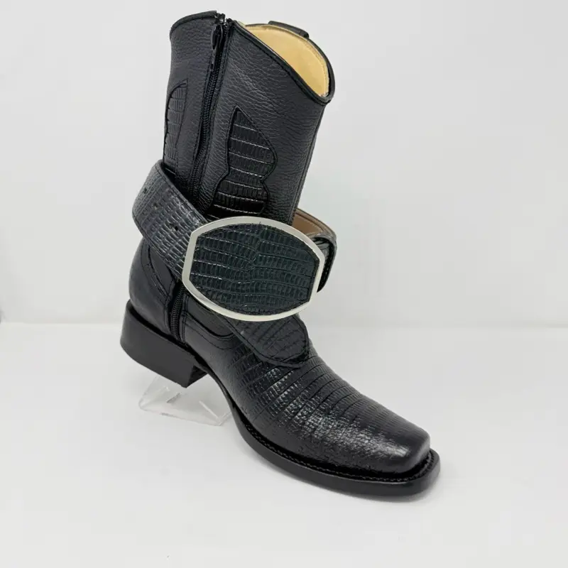 Men's Black CENTENARI Fashion Boots, Comfortable Walking Shoes