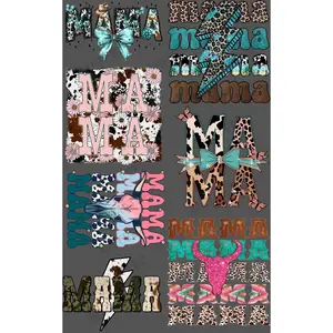 WESTERN MAMA (1) PREMADE GANGSHEET  - 22X36 DTF TRANSFERS - DIRECT TO FILM