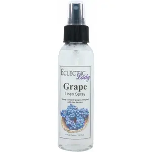 Grape Linen and Sheet Spray - No Artificial Colors, Parabens, or Preservatives - Long-Lasting Scent for Bed, Fabric & Pillow