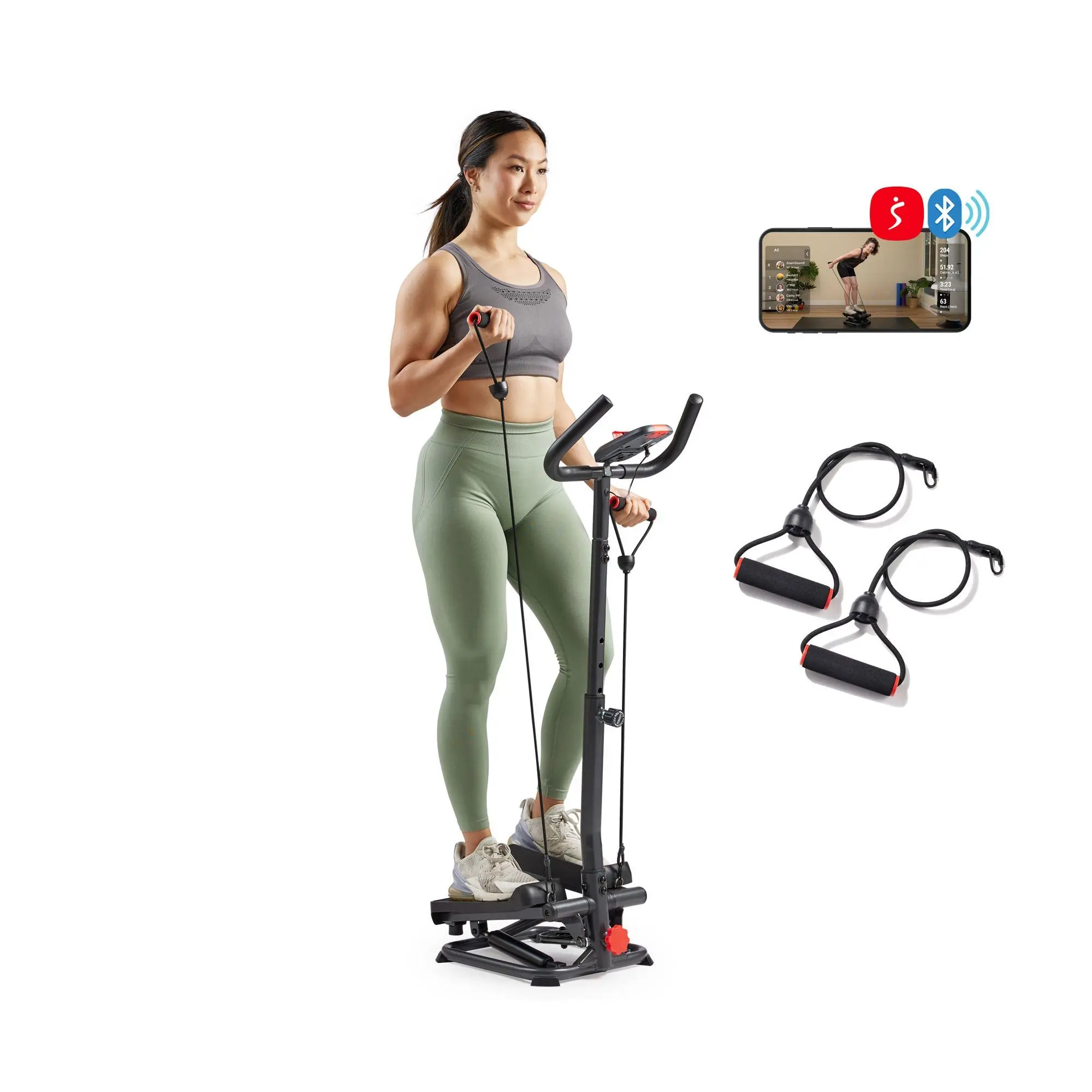 Sunny Premier Smart Stair Stepper w Handle & Bands Sunny Premier Smart Stair Stepper w Handle & Bands