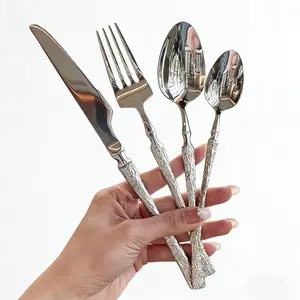 Durable Stainless Steel 5-Piece Tableware Set – Ideal for Home, Restaurant, Romantic Meals & Premium Gifting Dinnerware Service Set Porcelain Dinnerware Set