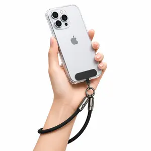 EndlesShine 2-in-1 USB-C Wrist Lanyard Charging Cable, 12-Inch Anti-Drop Phone Strap, Supports up to 240W PD, Lightweight Braided Wrist Strap for Travel, Campus & Commute