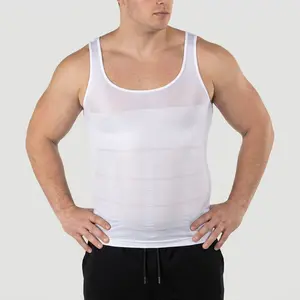 [Kewlioo] Men’s Compression Tank  – Slim  Vest  Invisible Compression Undershirt for Everyday Wear