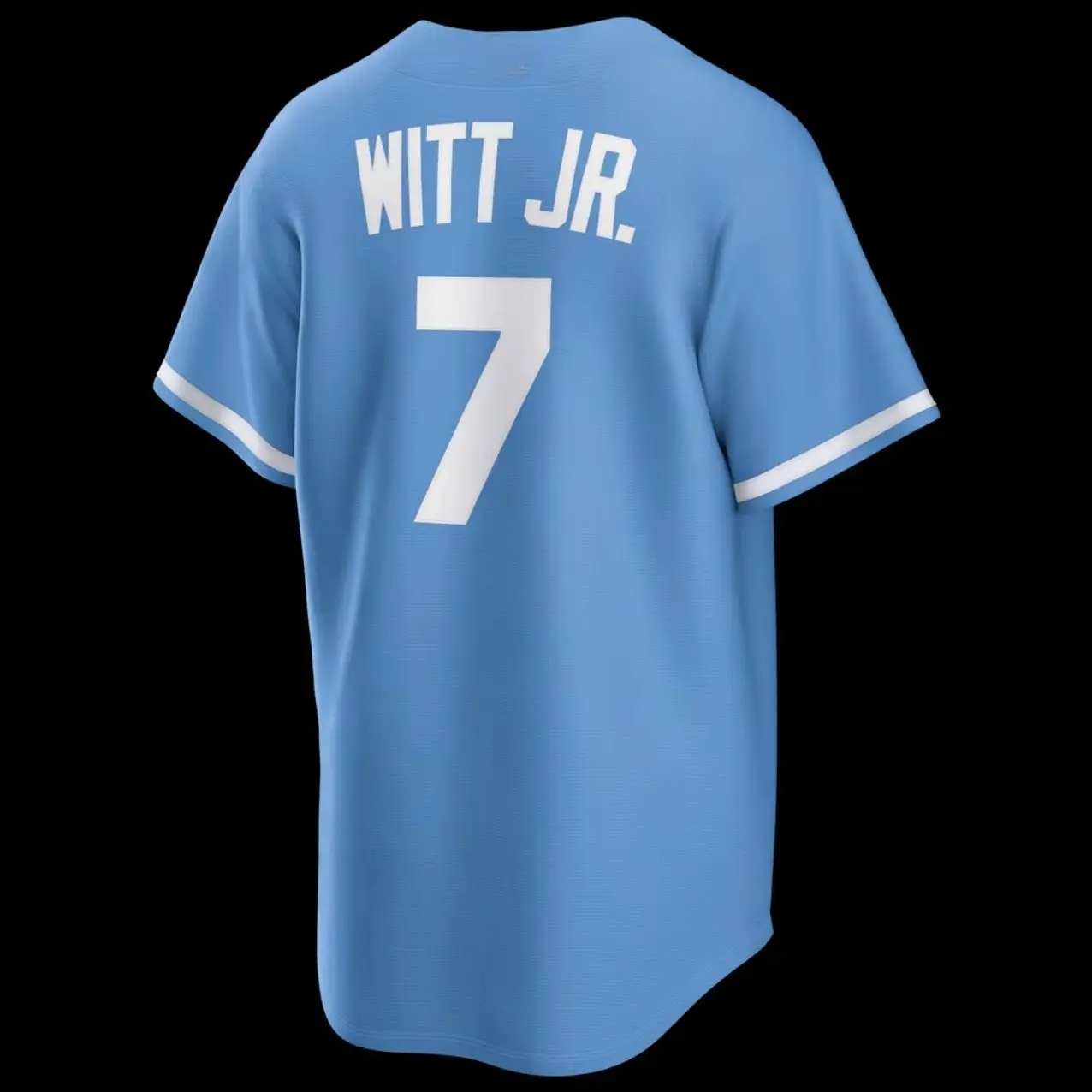 Unisex Baseball Jersey Witt Jr. Kansas City 7 Alternate Replica Jersey - Light Blue