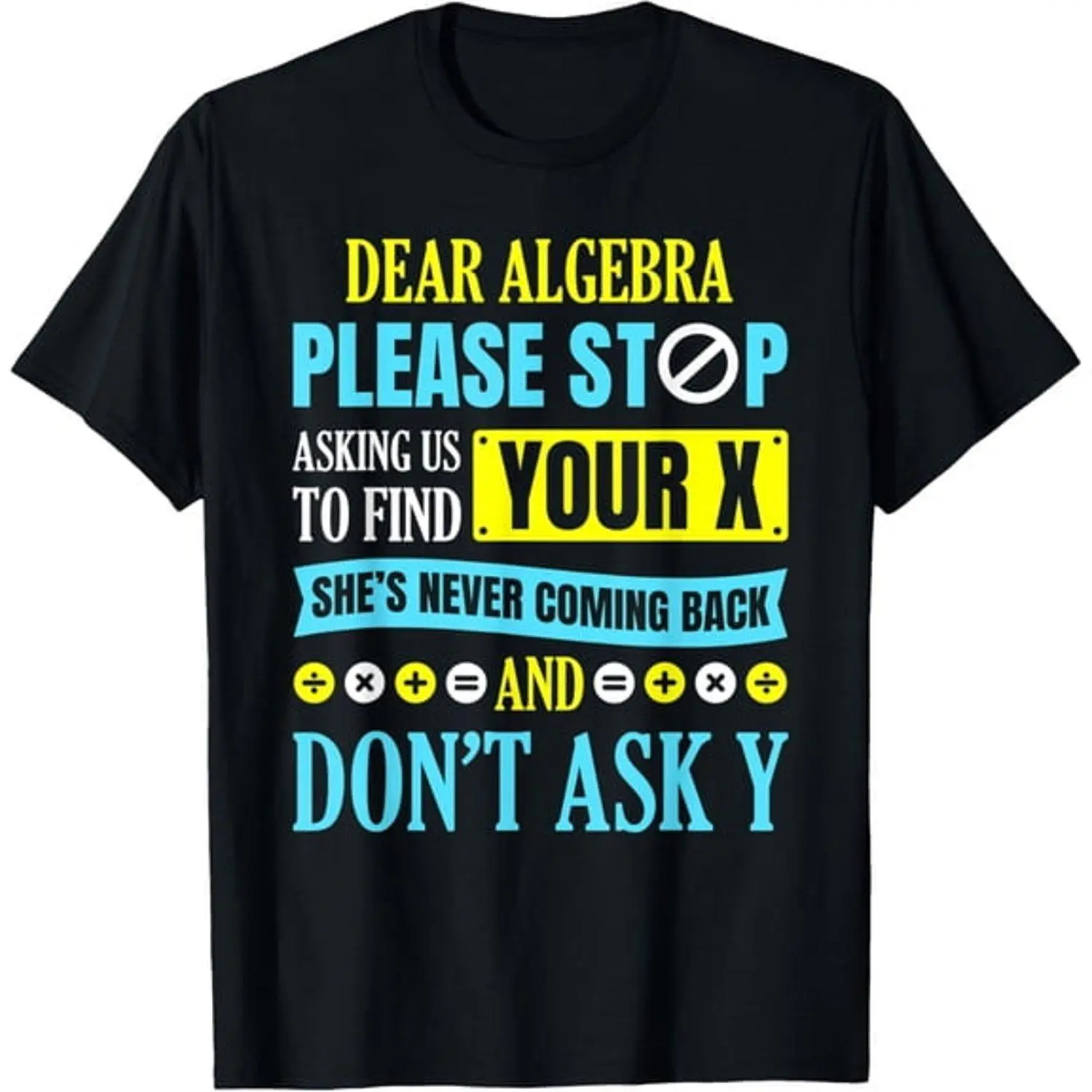 Dear Algebra Men Short sleeve T shirts Math Gifts for Kids Teachers Casual Graphic Tee Novelty Educational Shirt Ideal Gift for Students Math Lovers men's t shirt graphic shirts graphic shirts short sleeve humor graphic tee cotton graphic tees trendy t-sh