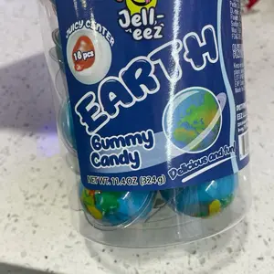 Apexy Eyeball Gummies - with Fruity Liquid Center 11.42oz Eyeball Candy for Halloween, Birthday, Trick Or Treat, Party Candy -Jelly Filled Gummies, Fat Free, Nut Free. 11.42oz (Planet) Snack Soft Bonbon Sweet Chewy