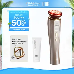 [New Color Drop] INIA FLARE All-in-One Facial Beauty Device, 3-in-1 Facial Massager Beauty Device for Face and Neck Skin Rejuvenation Lifting/ Tightening/ Infusing, Mother's Day Special Gift