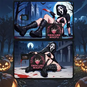 Ghostface Waifu Debit/Credit Card Cover - 2 Pack Vinyl Sticker Decal