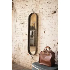 Tall Oval Wall Mirror