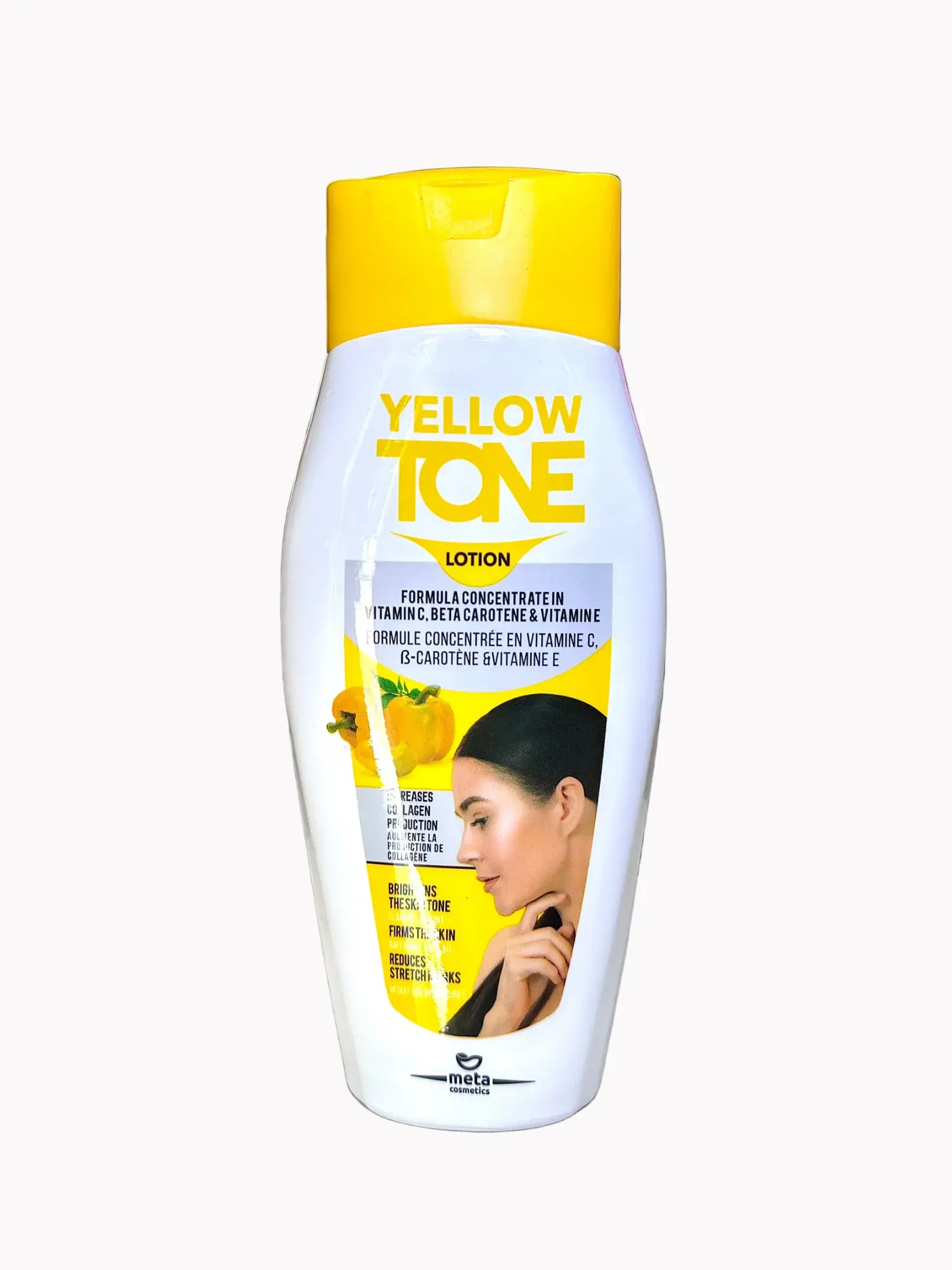 Yellow Tone Body Care Lotion with Vitamin C & E for Firming and Brightening 400mL