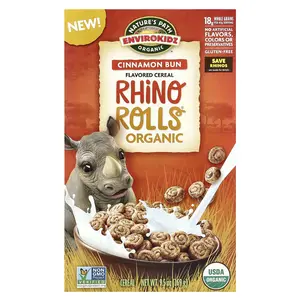 Nature's Path EnviroKidz, Organic Rhino Rolls® Cereal, Cinnamon Bun, 9.5 oz (269 g)
