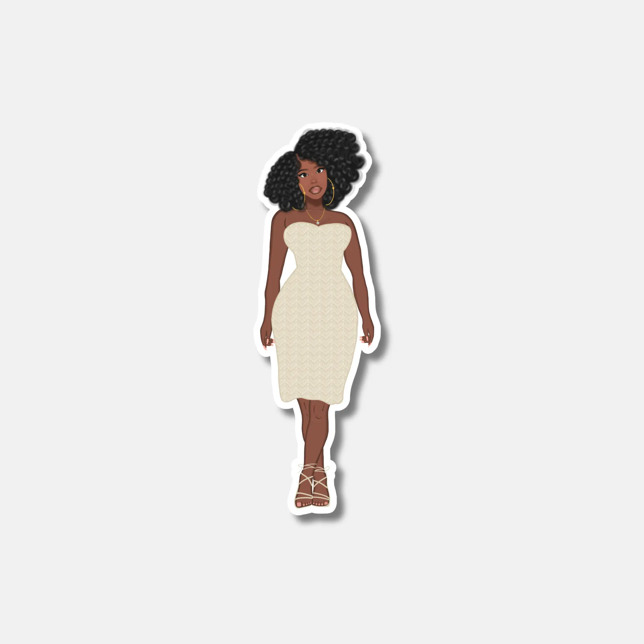 Cozy Doll Bailey Sticker - Detailed as Provided