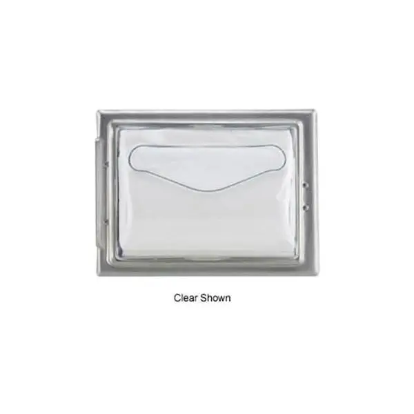 Carlisle Stainless Steel Sanitary Maintenance B378575 Fullfold In-Counter Napkin Dispenser, 19.63x7x5.5 in, Silver (Bathroom Home Supply Gadget)