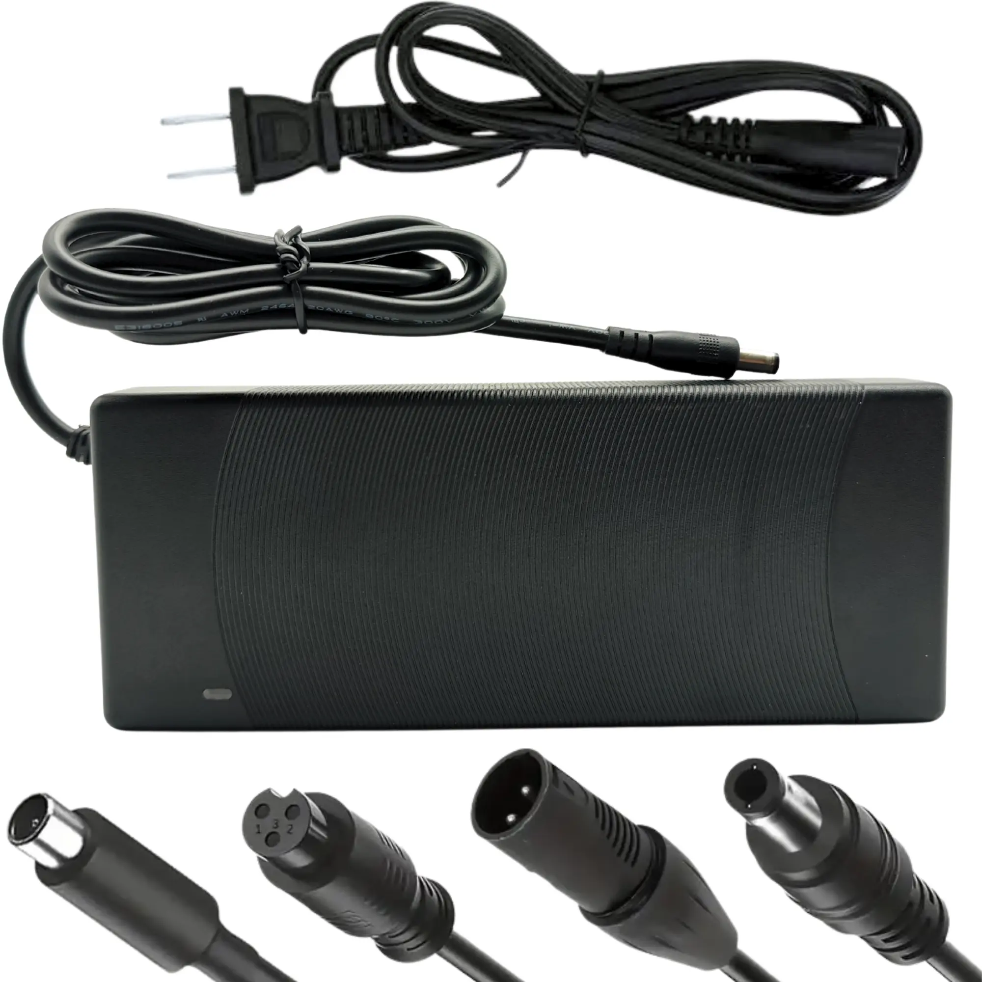 Fast Charger 48V-54.6V 3A for Bicycles Compatible with Lectric XP4/1.0/2.0/3.0/Lite 2.0 and EAhora X7 & iScooter i10 Max 48V electric scooters Also suitable for electric bicycles Not compatible with lead-acid batteries trot in ette electrique