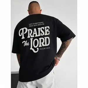 mens heavyweight 100 cotton oversized t shirt vintage streetwear crew neck tee with inspirational letter print loose fit summer casual shirt sizes l 6xl 180gsm inspirational clothing streetwear aesthetic comfortable tee plus size