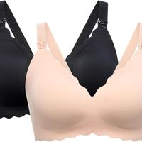 2 Pack-black,oyster Pink