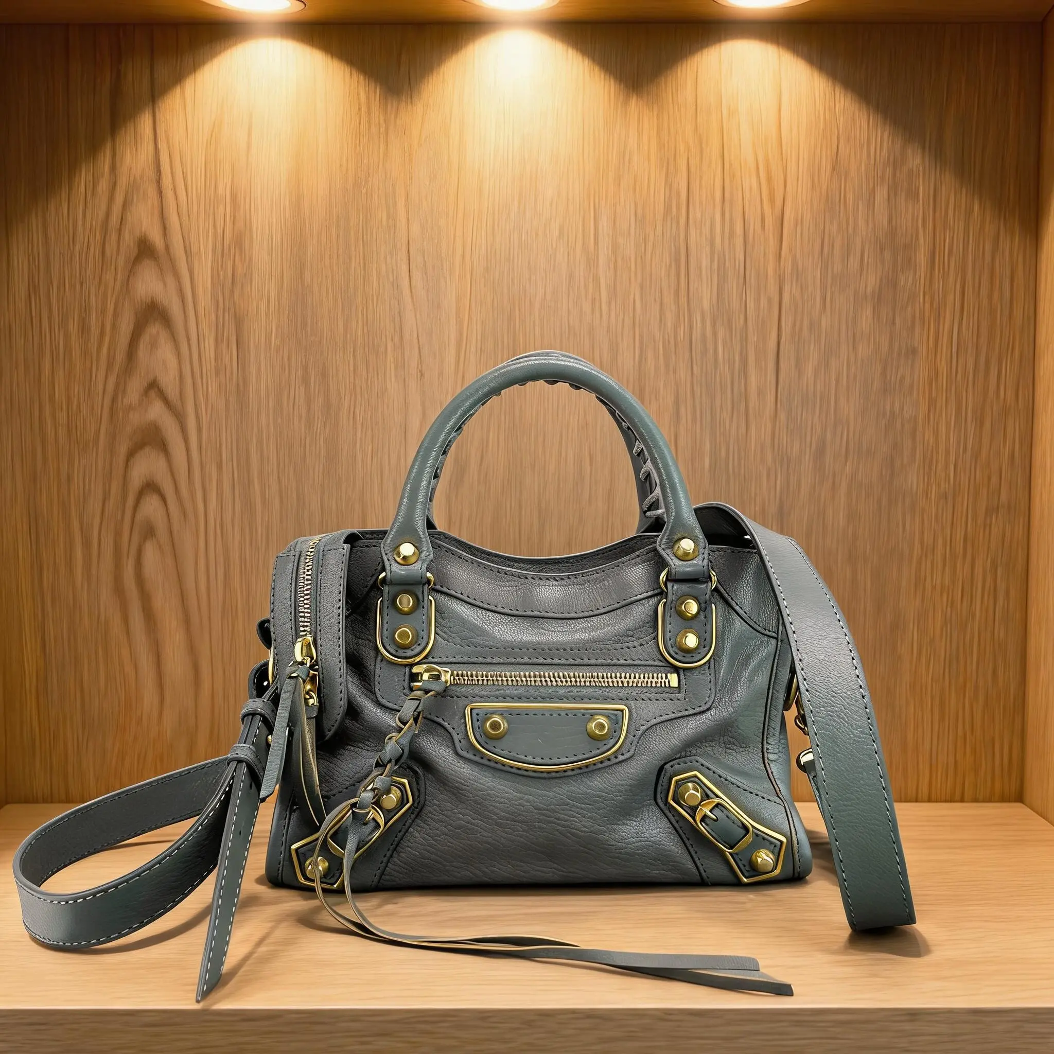 Pre-owned Balenciaga Leather Shoulder Bag C0805461792