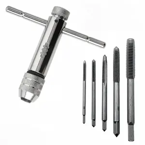 Adjustable Ratchet Tap Wrench M3-M8, Reversible Tapping Handle