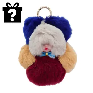 Cuddly Baby Plush Keychain – Cute Furry Mini Charm Soft Stress Relief Toy for Bags & Keys | Christmas Stocking Stuffer Gift for Girls, Friends, & Family | Assorted Styles
