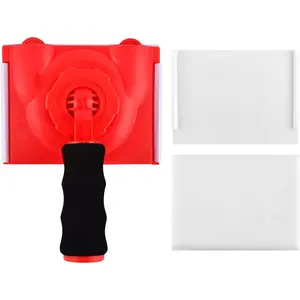 Paint Edger Trimmer with 2 Replacement Pads, Paint Edger Tool, Paint Pad Applicator for Walls & Ceilings Home Wall Painting
