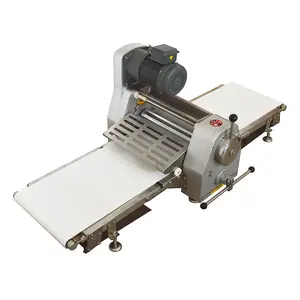 YOKOMA Countertop Dough Sheeter Machine 20in Reversible Croissant Pastry Roller Sheeter Dough Flatten Press Crisp Machine Danish Dough Spreader Machine 0.04"-1.26" Thickness Foldable Sheeter 110V