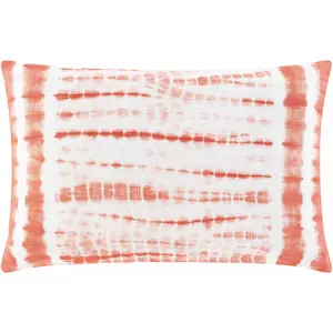 Safranbolu Burgundy Tie-Dye Lumbar Pillow - Clearance