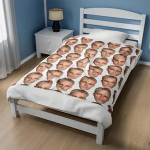 Velveteen Plush Blanket - Rafe Cameron Outer Banks Blanket, Soft Fleece Throw for Fans, Cozy Sofa Blanket, Netflix Series Inspired Bedding,