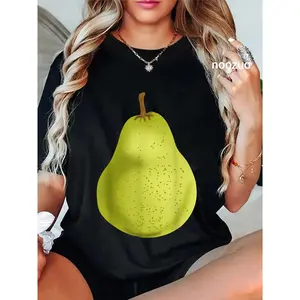100% Cotton Green Pear Funny Fruit and Vegetable Costume T-Shirt