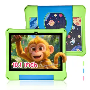 New 10.1 Inch Kids Learning Entertainment Tablet PC, Android 12 System, 5g WiFi, 1tb Expandable, Parental Control, Shockproof Case, Gift for Kids
