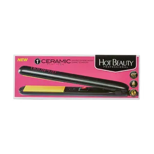 Hot Beauty Ceramic Flat Iron 1"