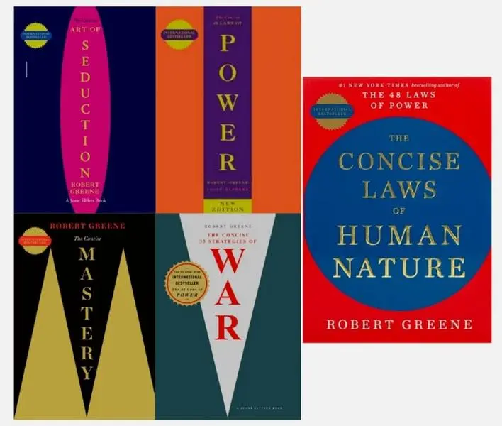 Robert Greene Concise Collection 5 Books Set | Power, Human Nature, Mastery, Seduction & War | Paperback
