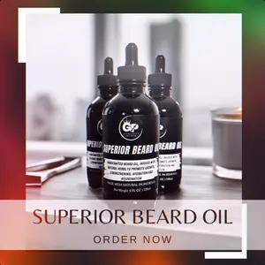 Gentlemen’s Premier | Supreme Beard Oil | Healthy Beard Bald head oil Growth Oil Organic Anti-dandruff Fragrance Free Fragrance Free Anti-dandruff Organic Argan Apricot Castor Oil Coconut Blend Hair Care Daily Flawless Tea Tree Peppermint Jojoba Herbal be