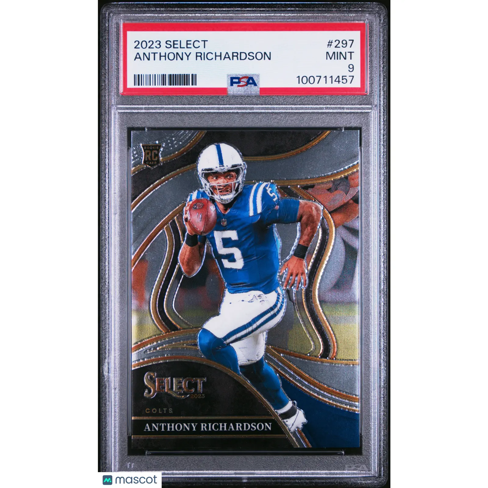 2023 Panini Select #297 Anthony Richardson Club Level Rookie PSA 9 Mint COLTS RC