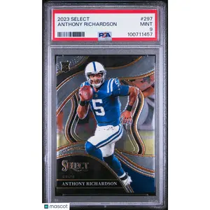 2023 Panini Select #297 Anthony Richardson Club Level Rookie PSA 9 Mint COLTS RC