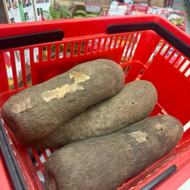 Fresh Ghana Pona Yam – African Yam 3 Pieces