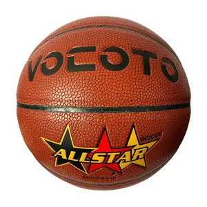 Vocoto PU Basketball, Size 7 Standard, Durable High Elasticity Anti-Slip Design, Indoor Outdoor Use, Perfect Gift for All Ages