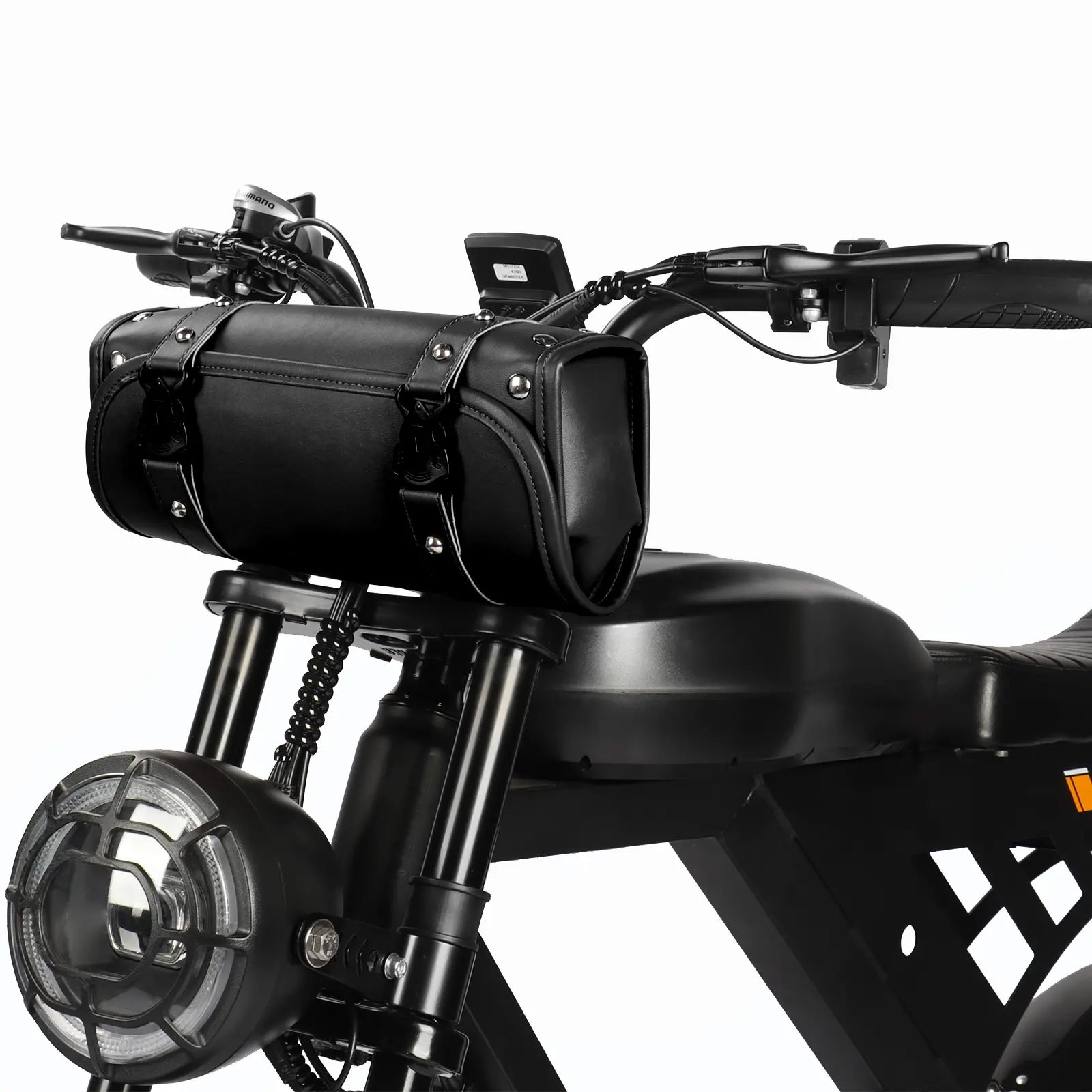 Electric Bike Rack Bag, Waterproof Bike Rear Rack Bag Bicycle Trunk Bag, Leather Wear-Resistant, Hanging Bag for Electric Bicycles, Motorcycles, Mountain Bike