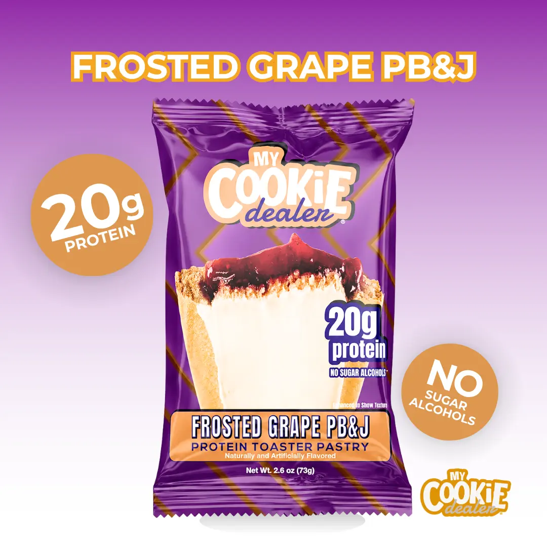 20g Frosted Grape PB&J Protein Pastry