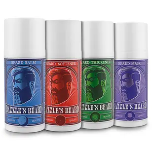 Bazzle's Gift Box - All Bazzle's Beard Care Products for Hair Care, Comfort, and Styling in Convenient Packaging
