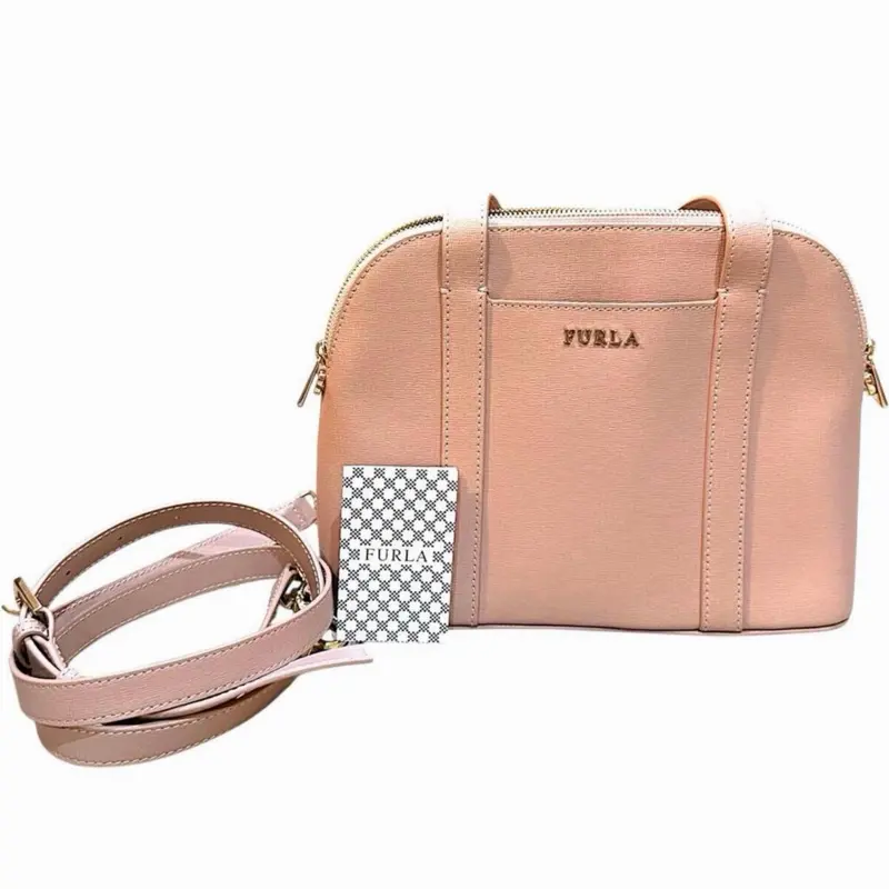 Pre-Owned Furla Pink Authentic Crossbody Bag with COA simple commute Women's Convertible