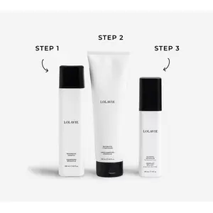 Jennifer Aniston's Glossy, Shiny Hair Essentials Featuring Best-Selling Restorative Shampoo & Conditioner Plus Glossing Detangler For Smooth, Shiny Hair